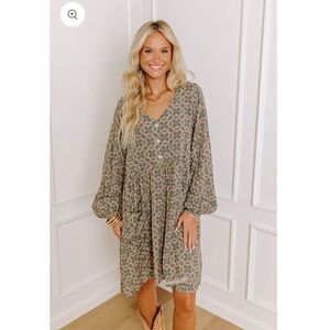 Meritt Shift Long Sleeve Dress
